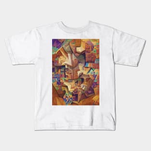 Fractal Cubism Kids T-Shirt